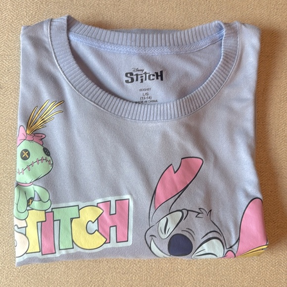 Disney Stitch Lavender Sweatshirt Dress - Picture 7 of 10